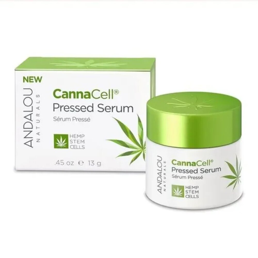 Andalou Naturals CannaCell Pressed Serum 💧 NEW Hemp Stem Cells